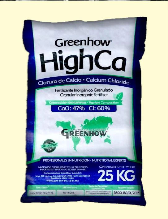 Bolsa de fertilizante de 25 kg para México Cliente